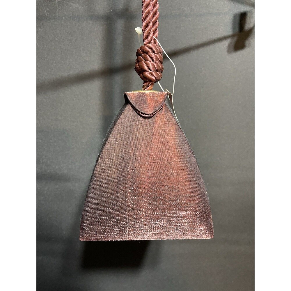 Stephanie Burgundy Satin Mini Bag | Rope Handle Evening Purse | Vintage Style - Picture 6 of 7